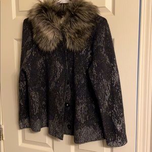 Chico’s 100% wool winter sweater/overcoat